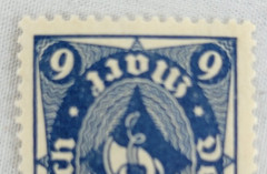 GERMANY ~ Deutrches Reich ~ Blue Stamp 9 Mark ~ Posted ~ c.1922 ~ B196