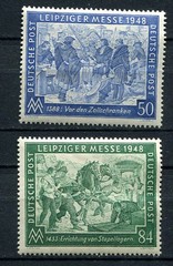 Germany – AMG : Leipzig Fair set from 1948 – mint NH