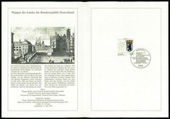 GERMANY FOLDER 1992/25 WAPPEN BLAZON BERLIN