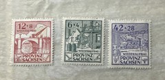 Briefmarken stamp Germany Deutschland – – Sachsen world war 2