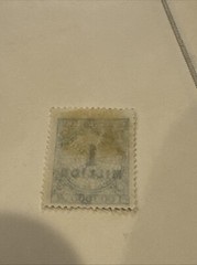 6763) One: 1923 One (1) Million Mark Postal Stamp Germany Deutsche Reich