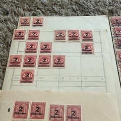 BIG GERMANY MINT AND USED STAMP HOARDER LOT WORLD WAR I INFLATION OVPTS