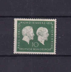 Bundesrepublik MNH ** 197 Scott 722 Ehrlich and von Behring Nobel recipients