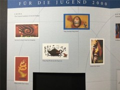 GERMAN POST ART-EDITION 2000/20 2117/2122 EXPO HANNOVER KUNST ART