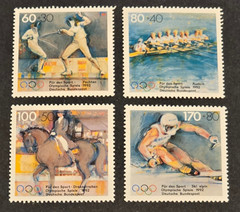 1992 Germany Olympics Olympia Barcelona Für den Sport MNH Set Mi# 1562-1565