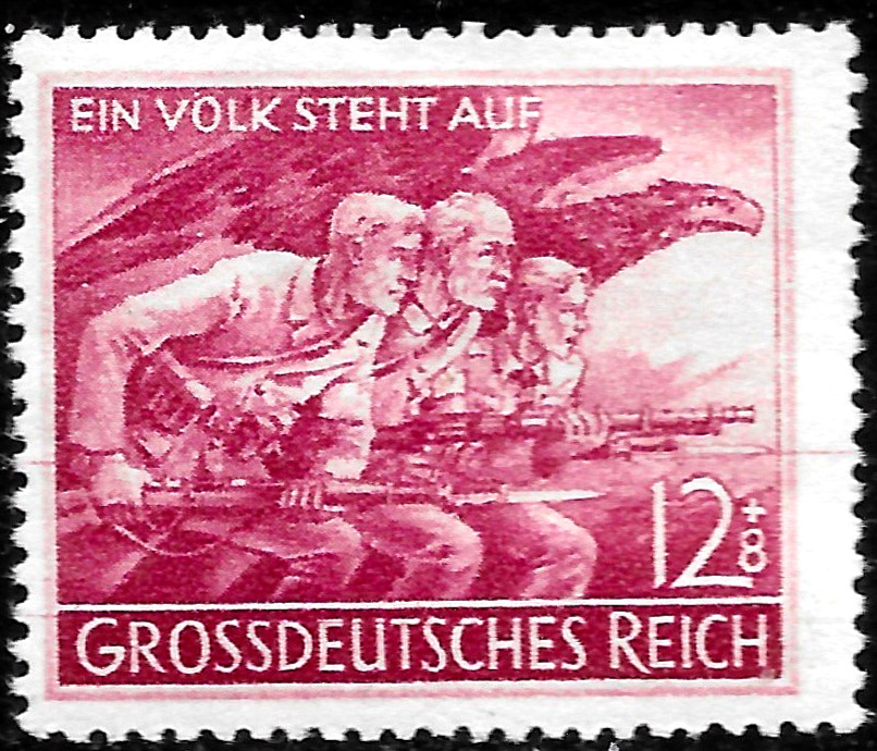 1945 GERMANY Semi-postal Sc#B291 Mi#908🔥MLH🔥People’s Army