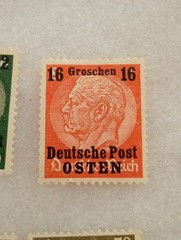 1939 – 1940 German (Occupation of Poland) Deutsche Post OSTEN“ Series