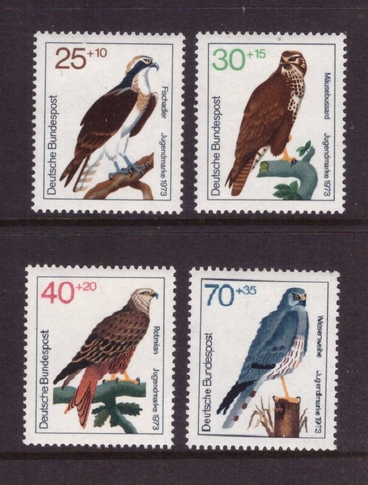 Germany 1973 Birds Nature set MNH mint stamps