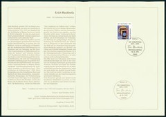 GERMANY FOLDER 1991/05 KUNST MALEREI GEMÄLDE ERICH BUCHHOLZ ART