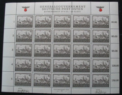 General Government, Adolf Hitler Occupation KLB ex 113-116 Plate Error – READ