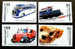 Germany Private Post Sudwest Mail 2006 Toy Bear Car Transport (stamp MNH *rare