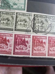 Collection Of 33 Third Reich German Stamps Midt 1930s- Early 1940s