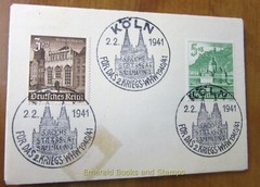 EBS Germany 1940 Buildings – Bauwerke Michel 751 & 753 Sonderstempel KÖLN 602
