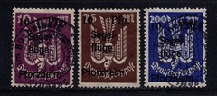 Germany 1924 Pforzheim privat air mail overprints MNH/CTO seldom