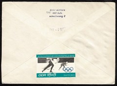 First Day Cover – Germany DDR 19 Sept. 1972 Skulpturen- Sammlung Berlin to USA