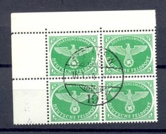 GERMANY FELDPOST MI# FP4-BL OF 4 PM 1944 BERLIN – CTO- CANCELLED TO ORDER -@10