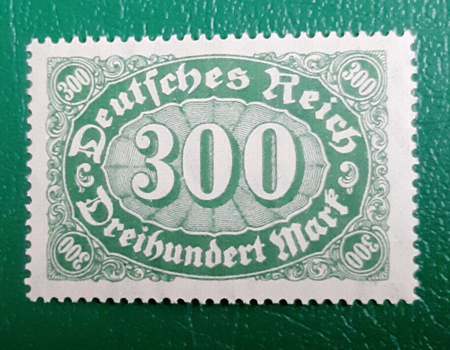 Stamp Germany Deutsches Reich 300 Mark 1922 Mi. Nr. 221 WZ 1 (25699)