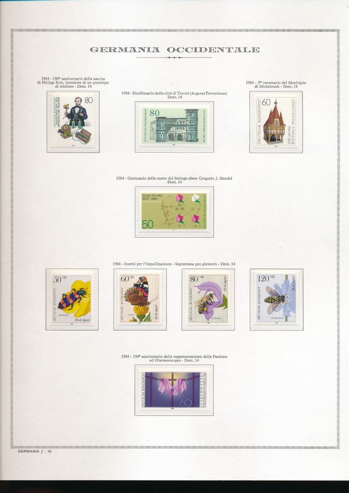 1984/85 GERMANY 2 VINTAGES ON 7 MARINE SHEETS STAMPS MNH – F/6895