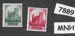 MNH set Sc 442-443 1934 Germany Third Reich Party congress at Nuremberg #7889