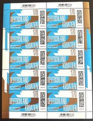 FRG 2024 SHEET OF TEN 10x €1.70 GERMANY CROATIA DANUBE MiNr. 3858 SHEET MNH!