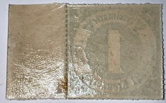 TRAVELSTAMPS: 1859 THURN AND TAXIS, 1 KREUZER, MINT ORIGINAL GUM NH