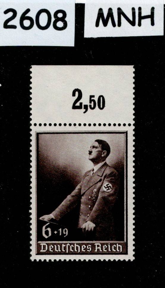 MNH Stamp Adolf Hitler 1939 B140 Culture fund Third Reich era Germany #2608