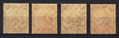 GERMANY NAZI REICH RAILROAD TRAINS Mi. 580/583 MINT NEVER HINGED