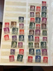 1930s TO THE END OF WWII GERMAN POSTAGE STAMP COLLECTION / 100’s OF STAMP