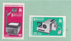 DDR MNH ** 1782-3 Scott 1394-5 Leipzig Fair