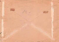 1940 Germany Registered Cash on Delivery Cover Behring Plate No Stamp Dealer