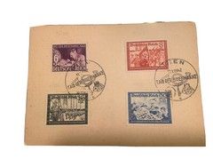 1942 Wien Germany Tag Der Briefmarke Cover Postcard