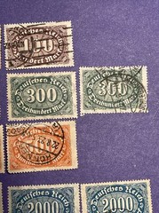 Rare High Value Germany 1922-23 22 Pcs Stamps, MNH,MH And Used,see Photos