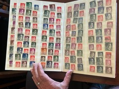 1930s TO THE END OF WWII GERMAN POSTAGE STAMP COLLECTION / 100’s OF STAMP