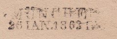Bavaria SG 23 on Cover NEUBURG to MUNICH in 1863 – Open Mill Wheel 381 Cancel