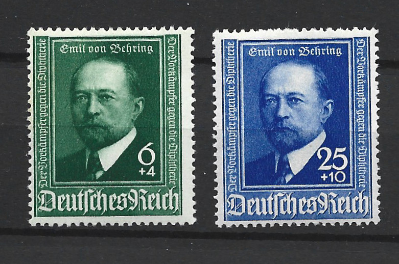 1940 – Germany /German Realm Development of Diptheria Antitoxin MH SG748 & SG749