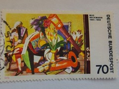 GERMANY DEUTSCHE stamps, mix of 6 stamps between the years 1959-1974.
