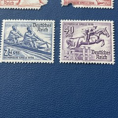 MHNH Stamp set B82-B89 1936 Berlin Germany Summer Olympics complete #2625a