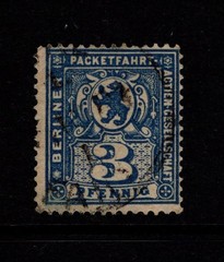 Germany 1890s 3p Berlin Post Used – S58715