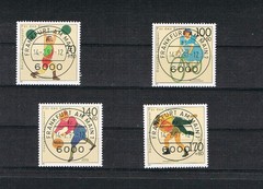 Bund 1991 MiNr. 1499 – 1502 (.) stamped with shipping office postmark