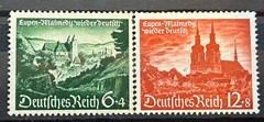 1940 German Reich Stamps Mi:DR748-749 Malmedy Eupen set MNH /982a