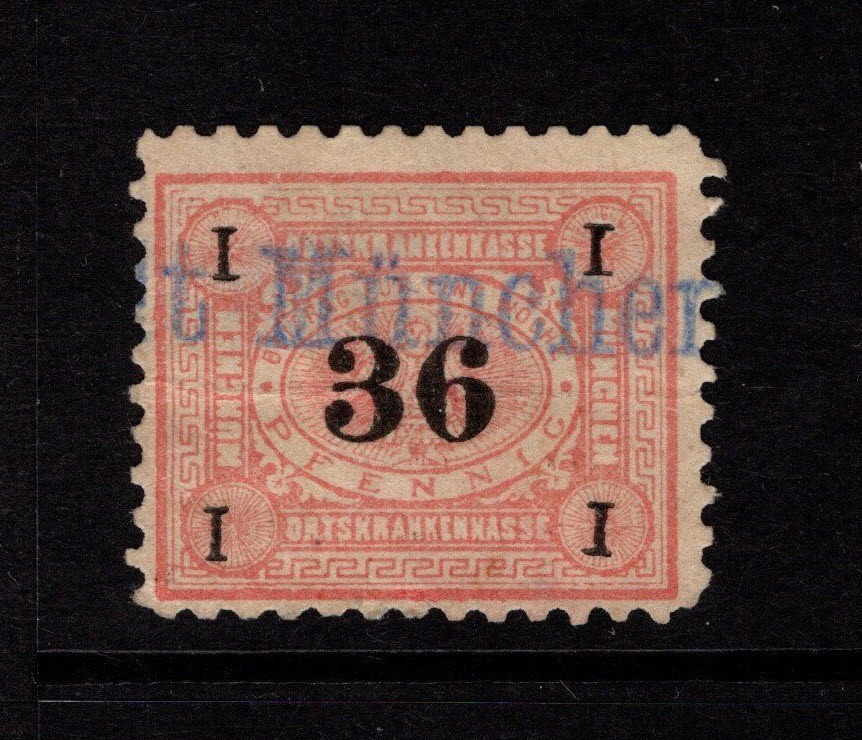 Germany Munich Late 1800s 36p Welness Revenue Used – S57150