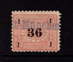 Germany Munich Late 1800s 36p Welness Revenue Used – S57150