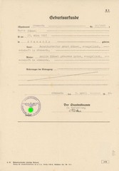 Germany Nazi era document local revenues Sömmerda Thuringia 1944 fiscal