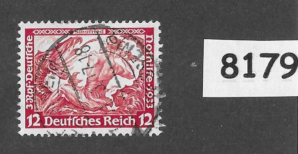 Stamp Sc# B54 Richard Wagner / Siegfried / Third Reich era Germany #8179