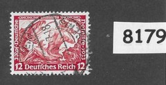 Stamp Sc# B54 Richard Wagner / Siegfried / Third Reich era Germany #8179