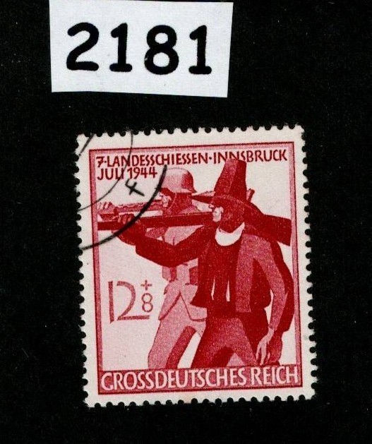 Used stamp B279 1944 Shooting matches Innsbruk Austria Germany #2181