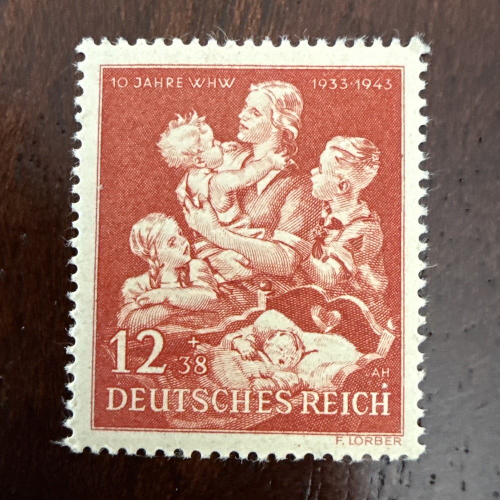GERMANY Stamp SC #B246. 1943 Mother and Children. MH