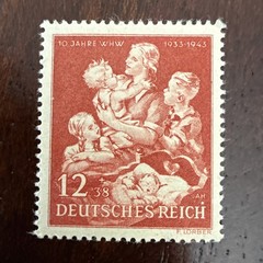 GERMANY Stamp SC #B246. 1943 Mother and Children. MH