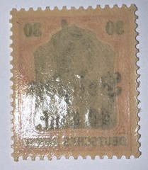 Travelstamps: Germany Offices in Belgium Stamps WWII, 30pf w/ 40c OP MOGNH Wmk