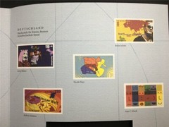GERMAN POST ART-EDITION 2000/20 2117/2122 EXPO HANNOVER KUNST ART